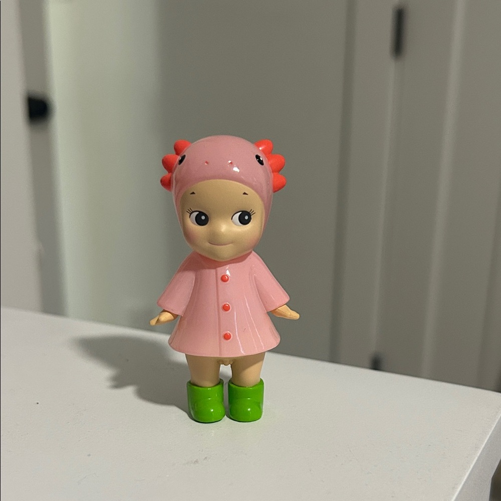 Authentic I love rainy day axolotl sonny angel